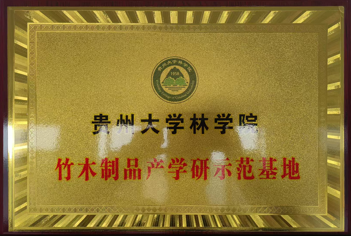 貴州大學(xué)林學(xué)院竹木制品產(chǎn)學(xué)研示范基地